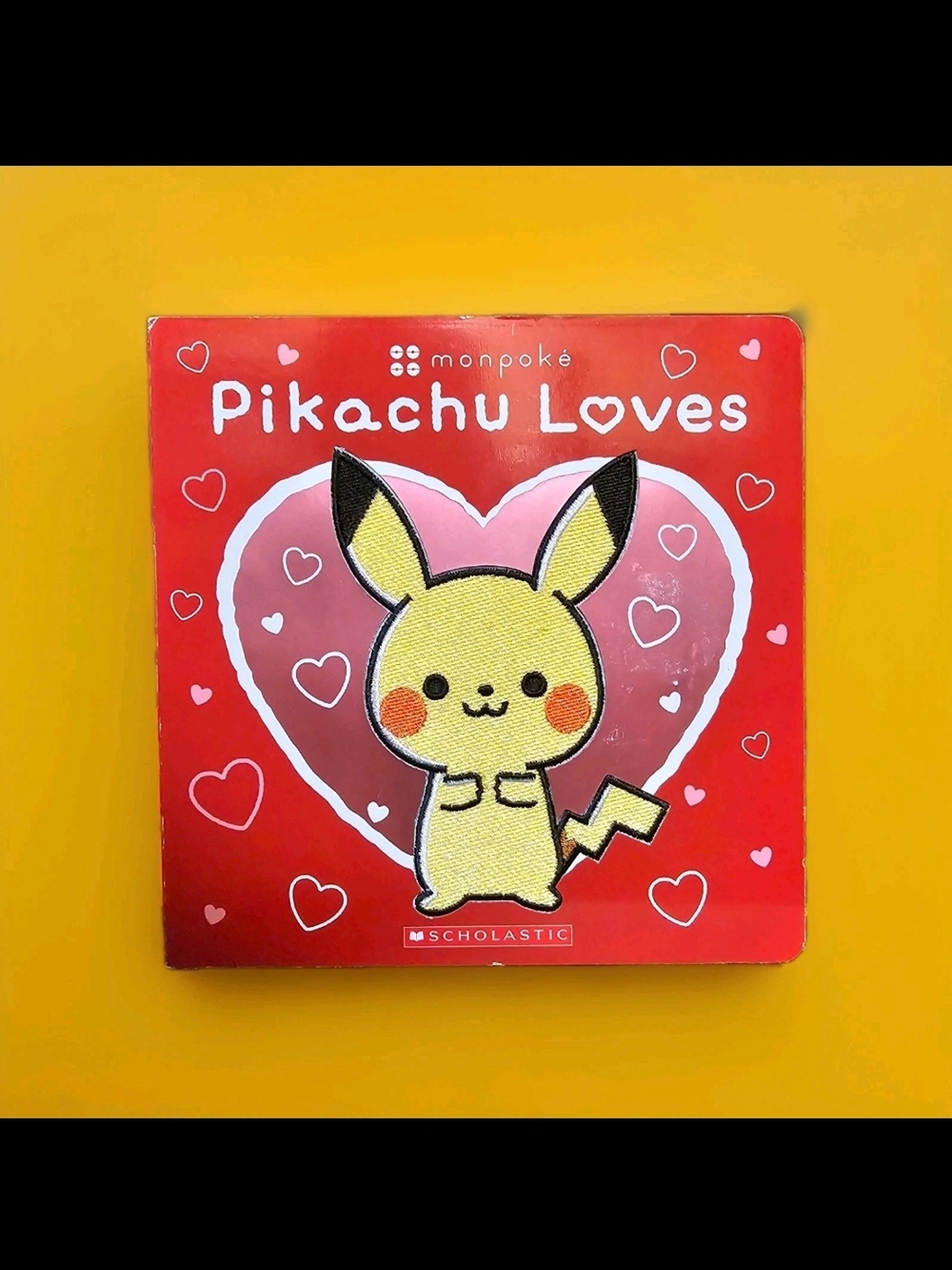 Scholastic Pikachu Board Book - Red and Yellow Cover